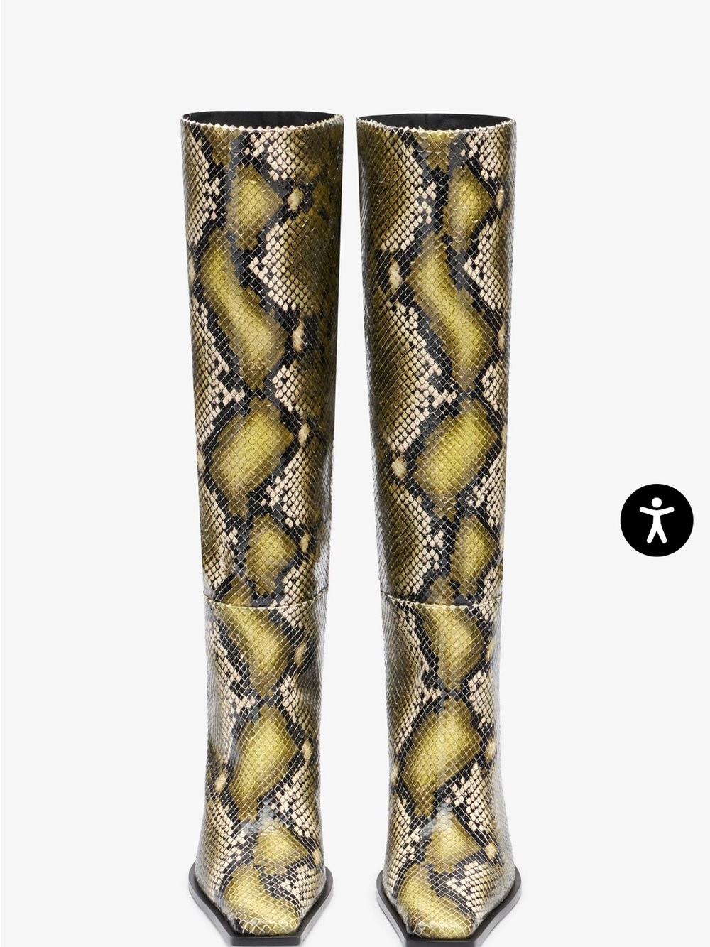 Roberto Cavalli Snakeskin Print Knee High Leather Boots US 10 EU 40 NWT $1720 - Picture 2 of 10